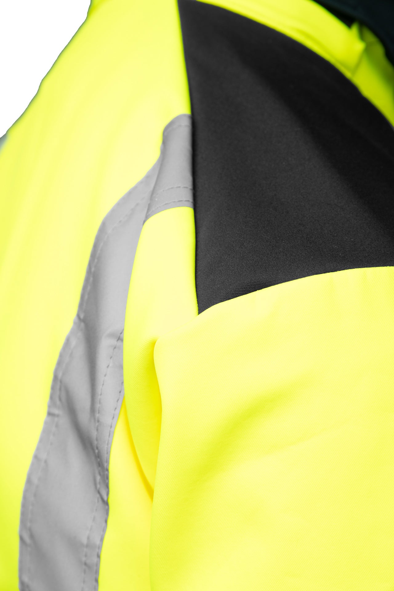 High-Visibility Softshell Werkjas Marineblauw met Reflecterende Strepen – Klasse 2