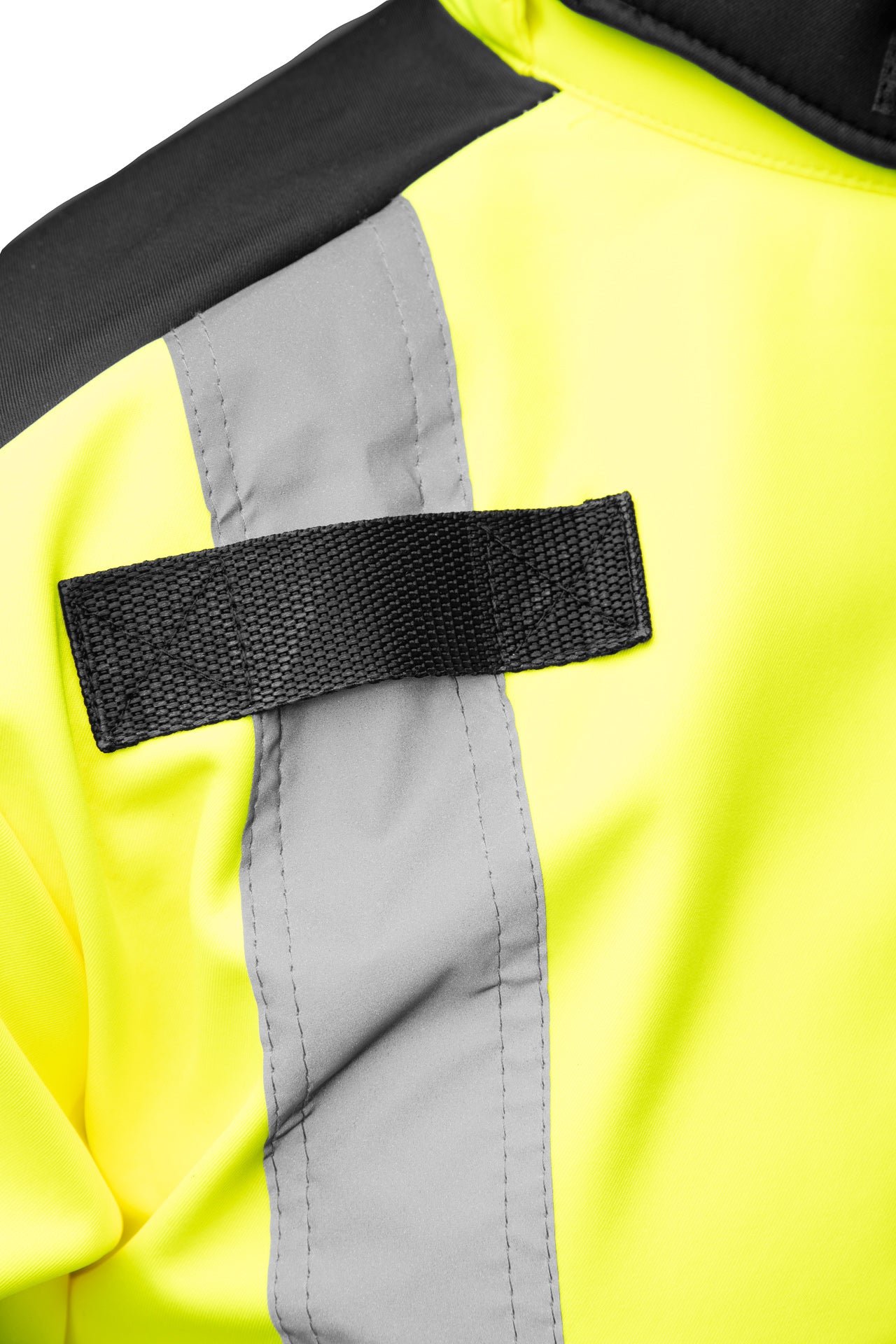 High-Visibility Softshell Werkjas Marineblauw met Reflecterende Strepen – Klasse 2