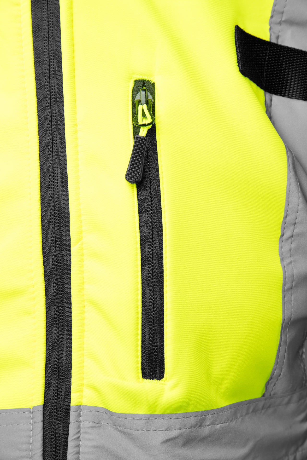High-Visibility Softshell Werkjas Marineblauw met Reflecterende Strepen – Klasse 2