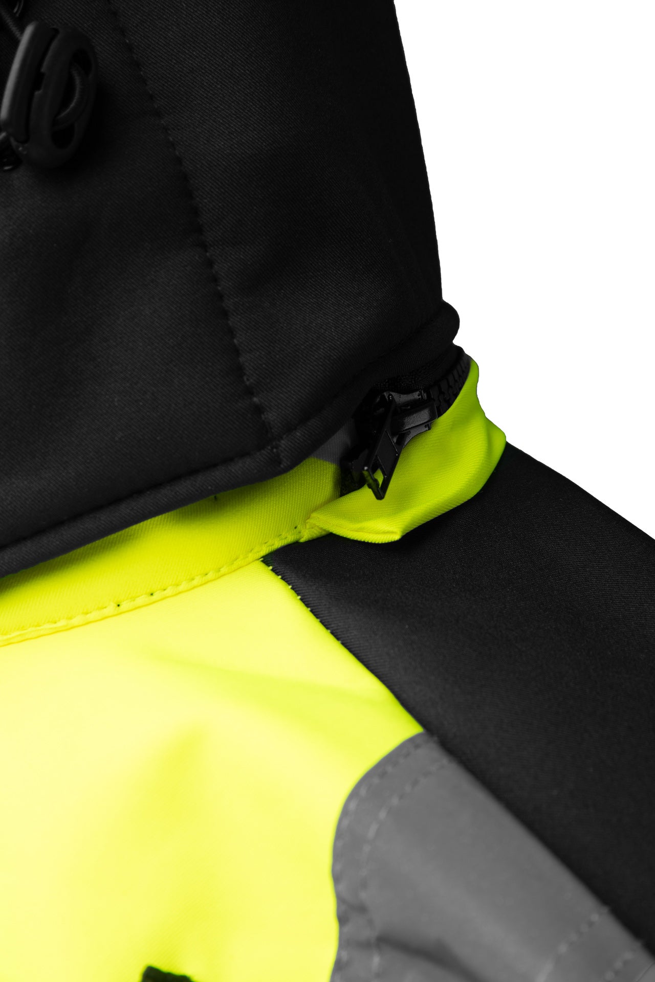 High-Visibility Softshell Werkjas Marineblauw met Reflecterende Strepen – Klasse 2