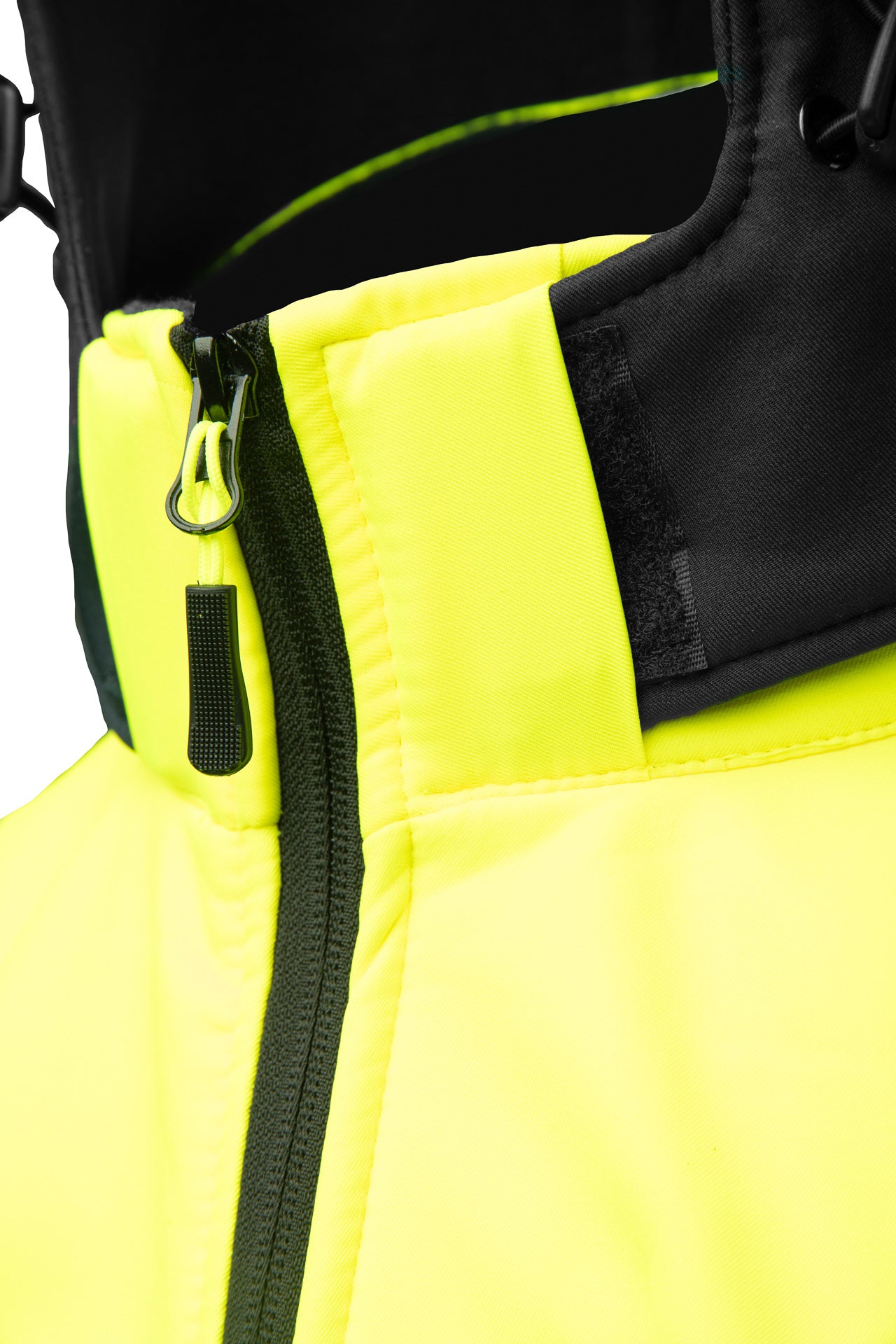 High-Visibility Softshell Werkjas Marineblauw met Reflecterende Strepen – Klasse 2