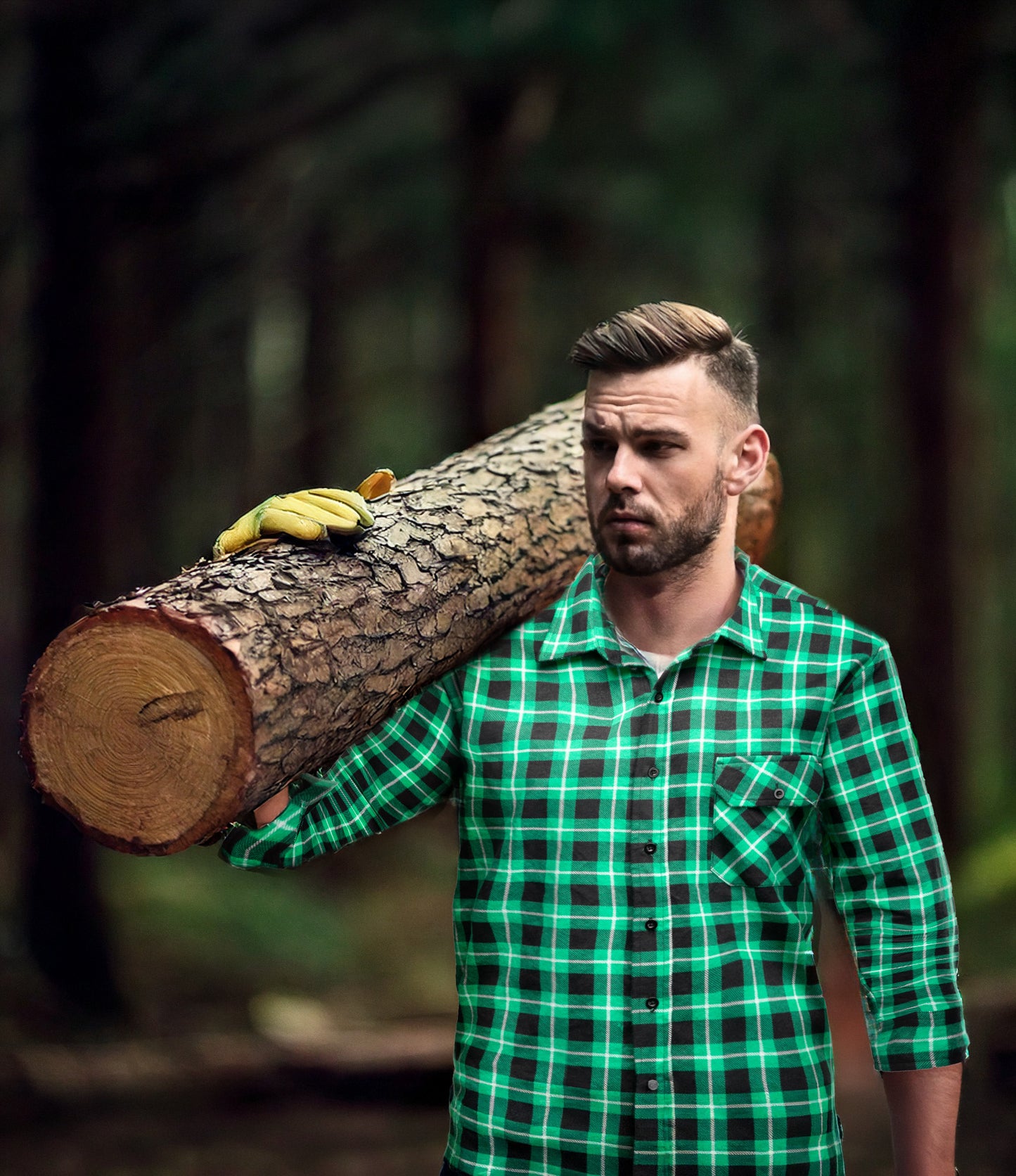 firefly_strong_lumber_man_walking_in_green_flannel_shirt,_heavy_lumber_on_his_arm,_safety_gloves,_in.jpg