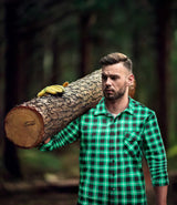firefly_strong_lumber_man_walking_in_green_flannel_shirt,_heavy_lumber_on_his_arm,_safety_gloves,_in.jpg